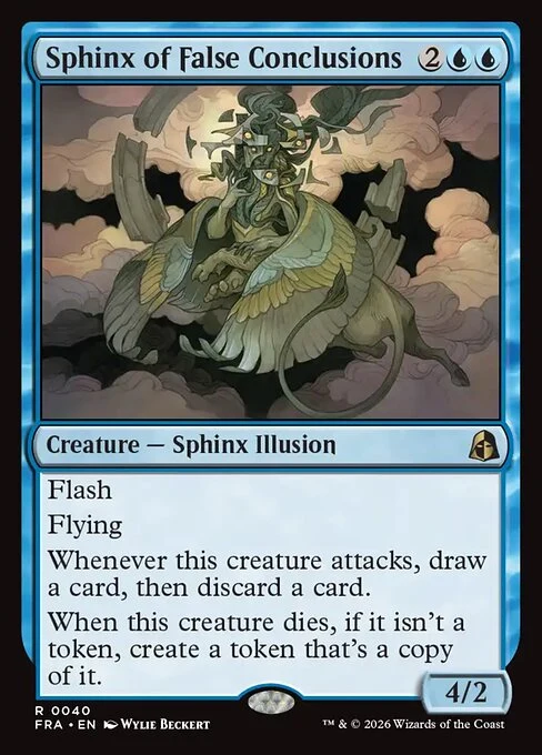 Sphinx of False Conclusions card