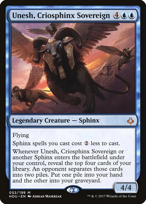 Unesh, Criosphinx Sovereign exact card printing