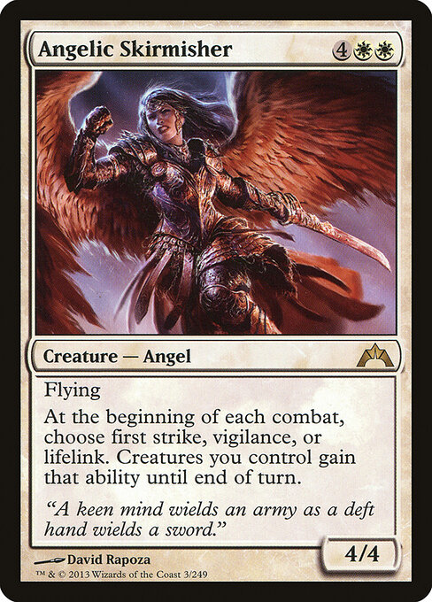 Angelic Skirmisher, Gatecrash printing