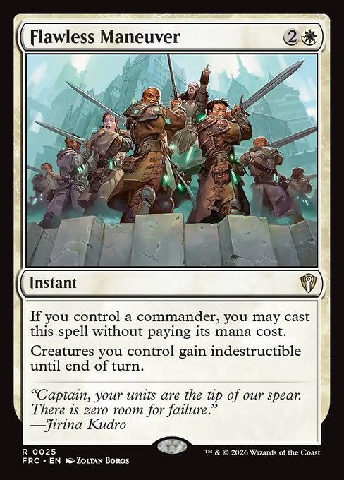 Flawless Maneuver, Reality Fracture Commander printing