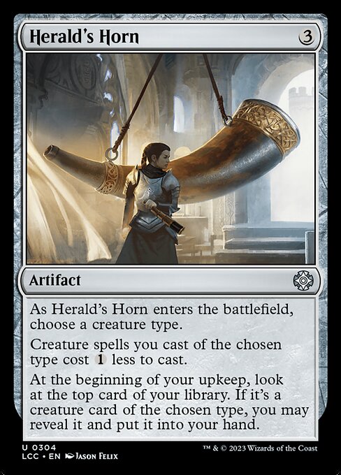 Herald's Horn, The Lost Caverns of Ixalan Commander printing