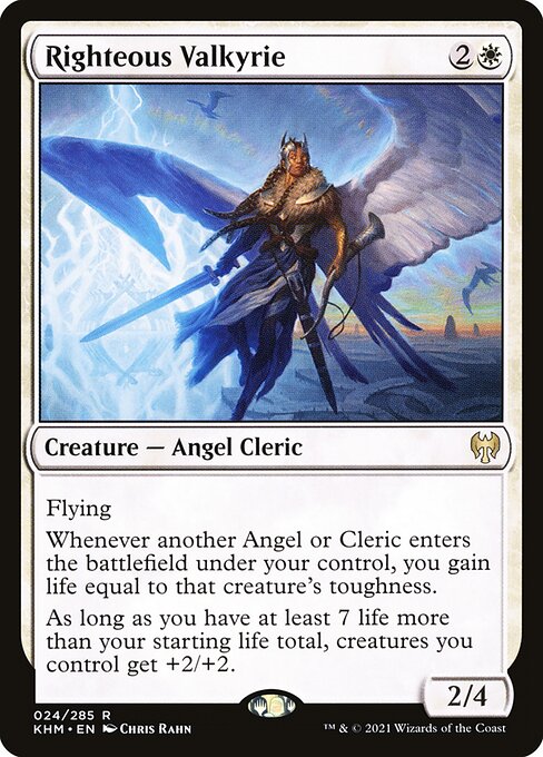 Righteous Valkyrie, Kaldheim printing