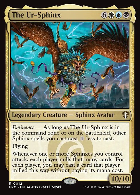 The Ur-Sphinx, Reality Fracture Commander printing