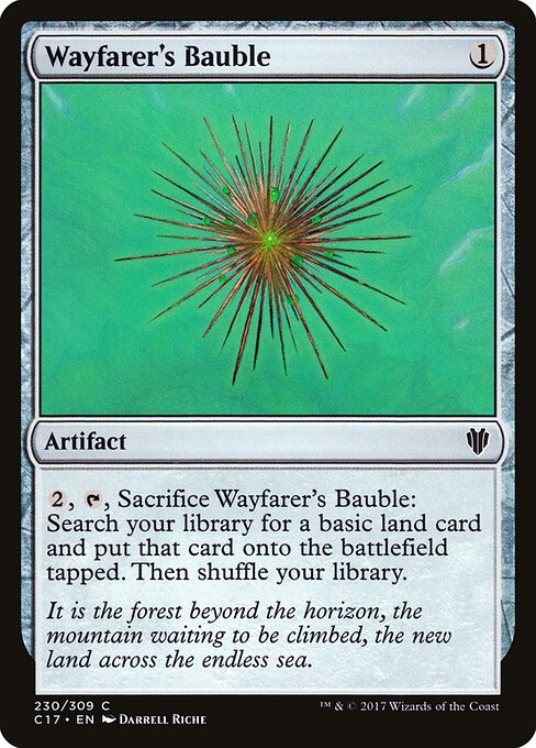 Wayfarer's Bauble, Commander 2017 printing