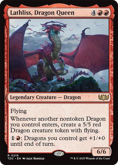 Lathliss, Dragon Queen, Tarkir: Dragonstorm Commander #219