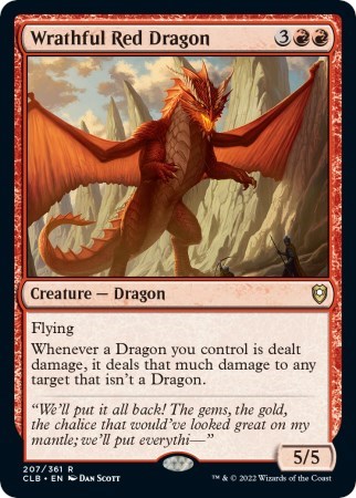 Wrathful Red Dragon, Commander Legends: Battle for Baldur's Gate #207