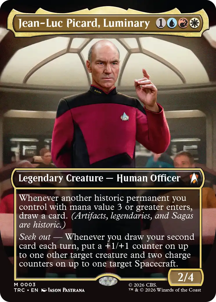 Jean-Luc Picard, Luminary, Star Trek Commander TRC 0003