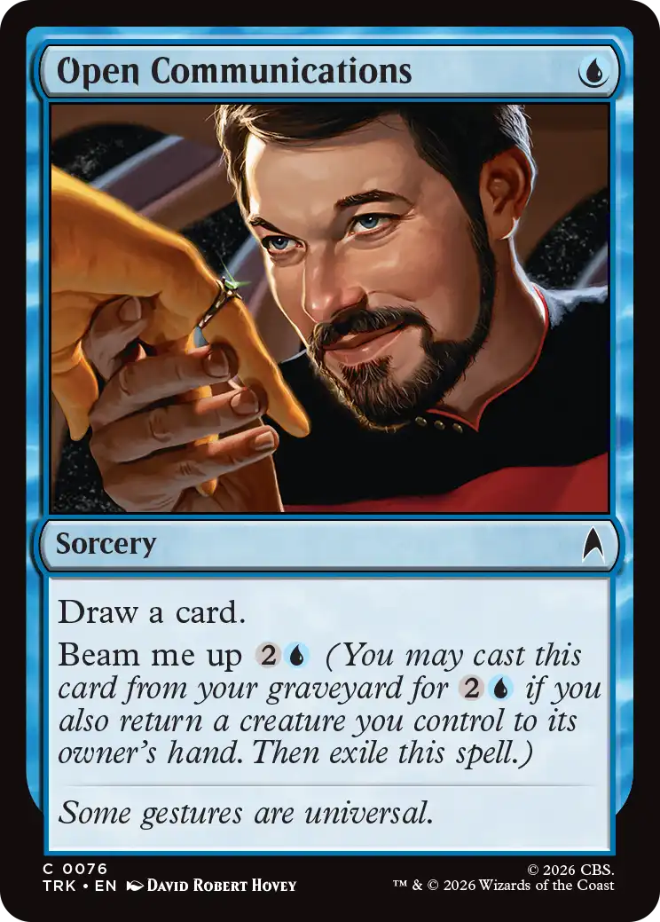 Open Communications, Star Trek TRK 0076