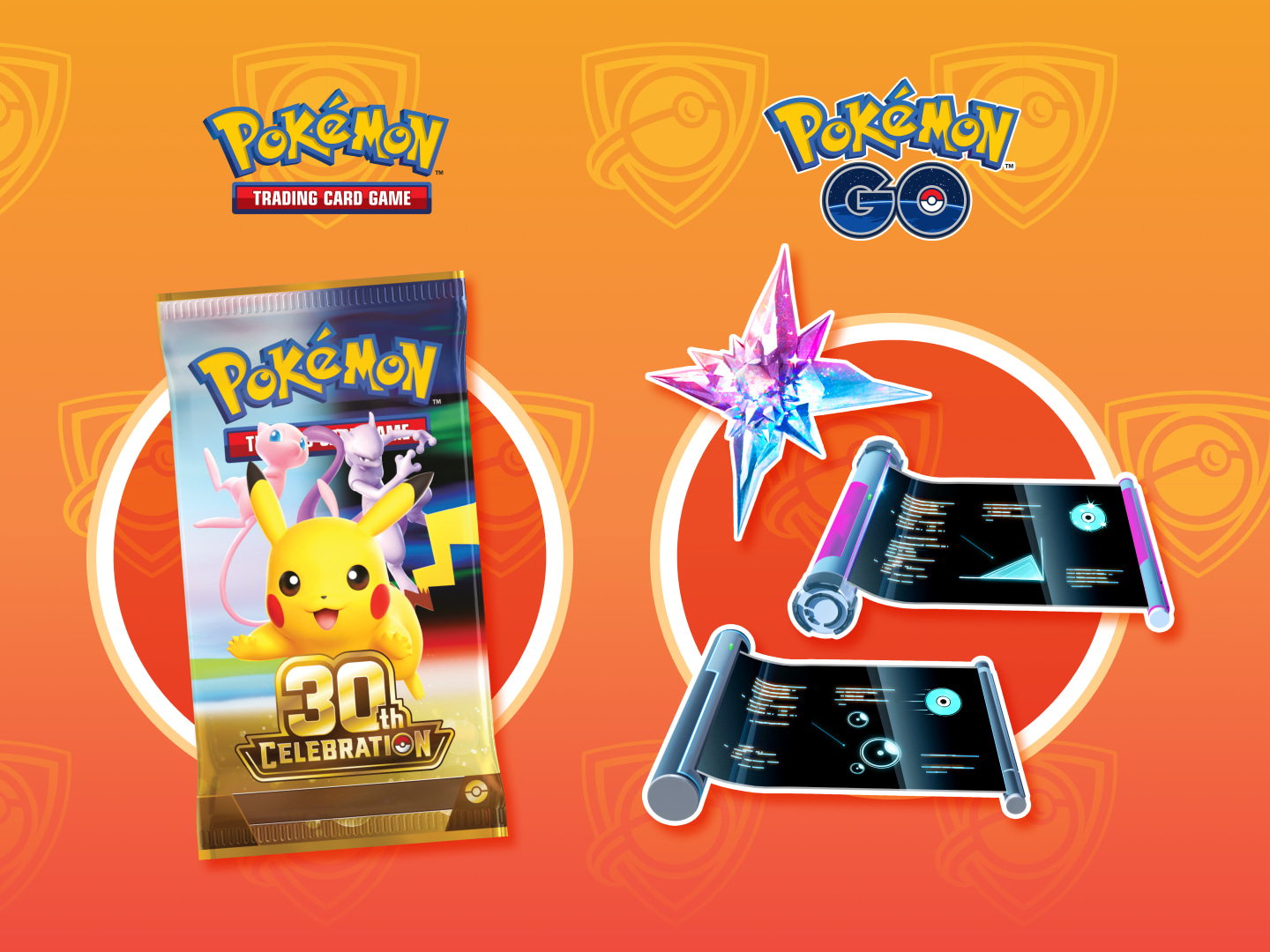 Official Puebla rewards graphic showing 30th Celebration packs and Pokémon GO items