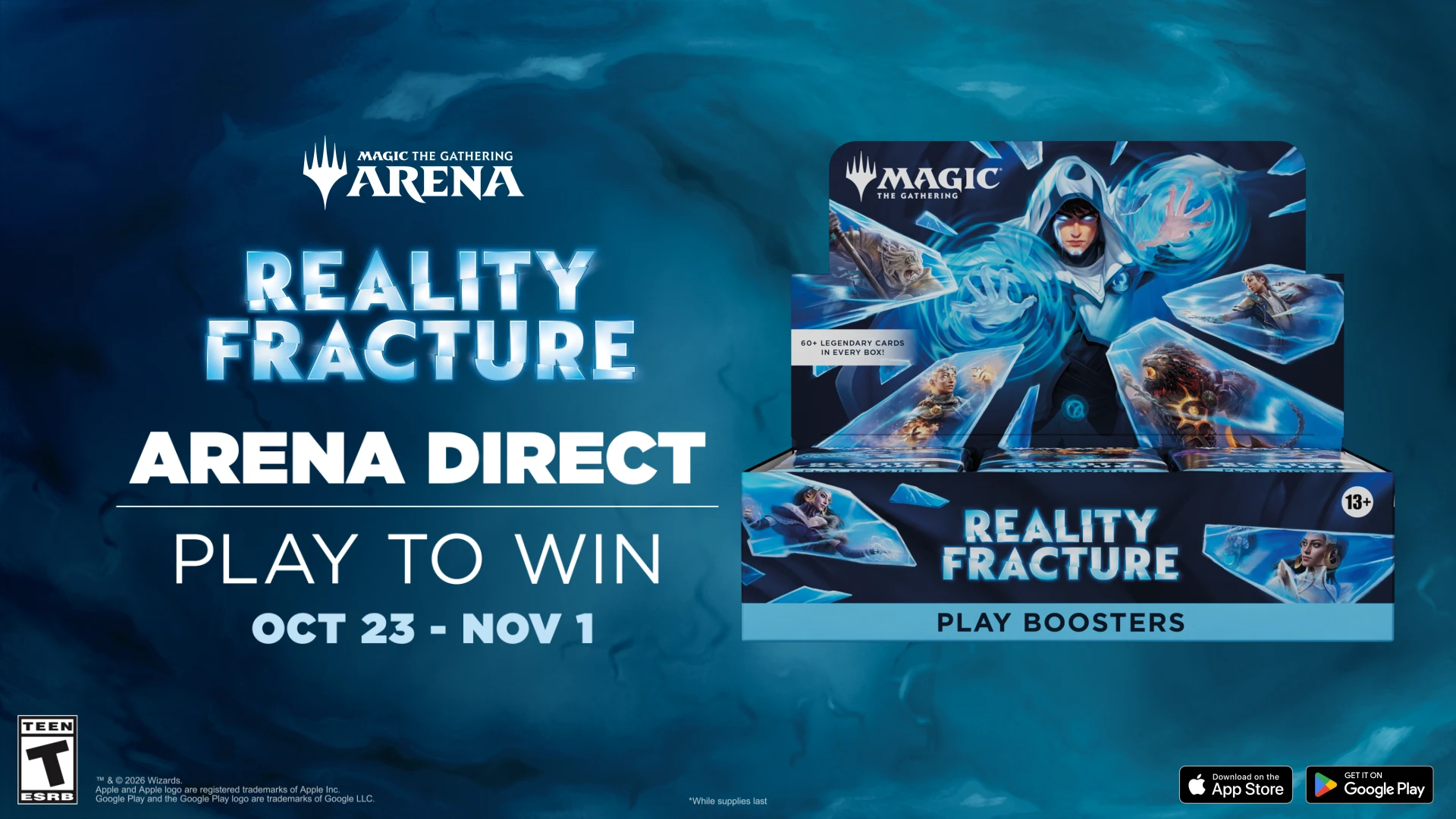 Wizards promotional artwork for the Reality Fracture Arena Direct event