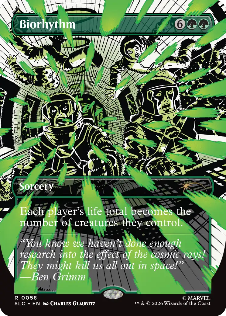Biorhythm in the announced Secret Lair artwork