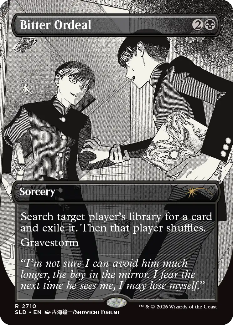 Bitter Ordeal in the announced Secret Lair artwork