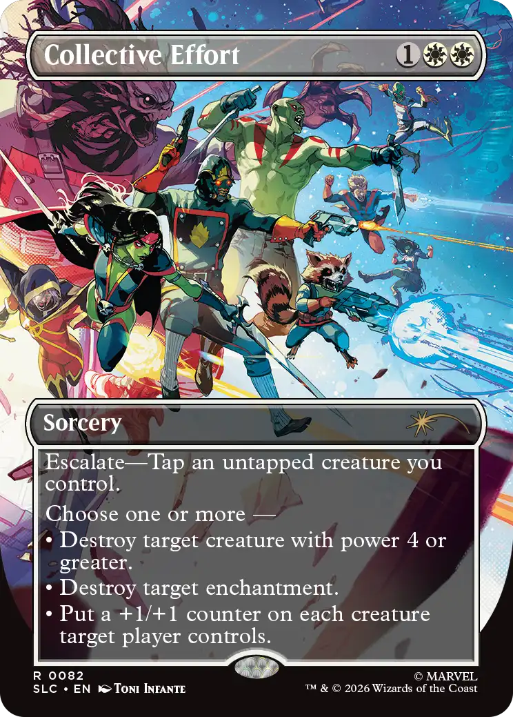 Collective Effort in the announced Secret Lair artwork
