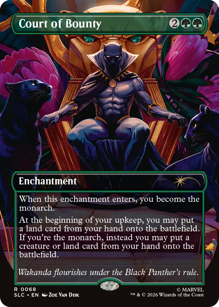 Court of Bounty in the announced Secret Lair artwork