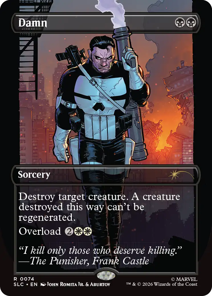 Damn in the announced Secret Lair artwork