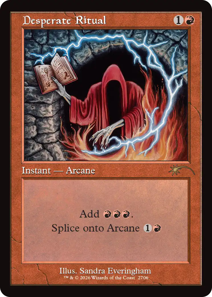 Desperate Ritual in the announced Secret Lair artwork