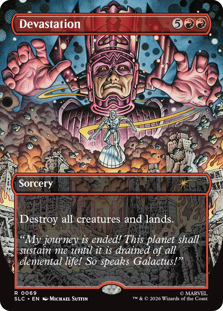 Devastation in the announced Secret Lair artwork