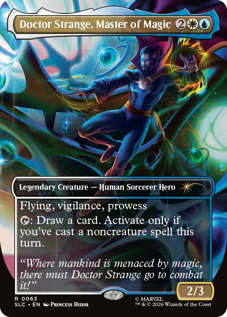 Doctor Strange, Master of Magic in the announced Secret Lair artwork