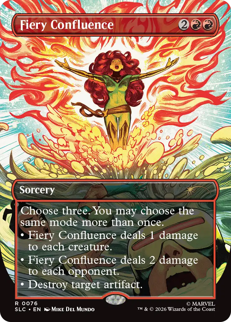 Fiery Confluence in the announced Secret Lair artwork