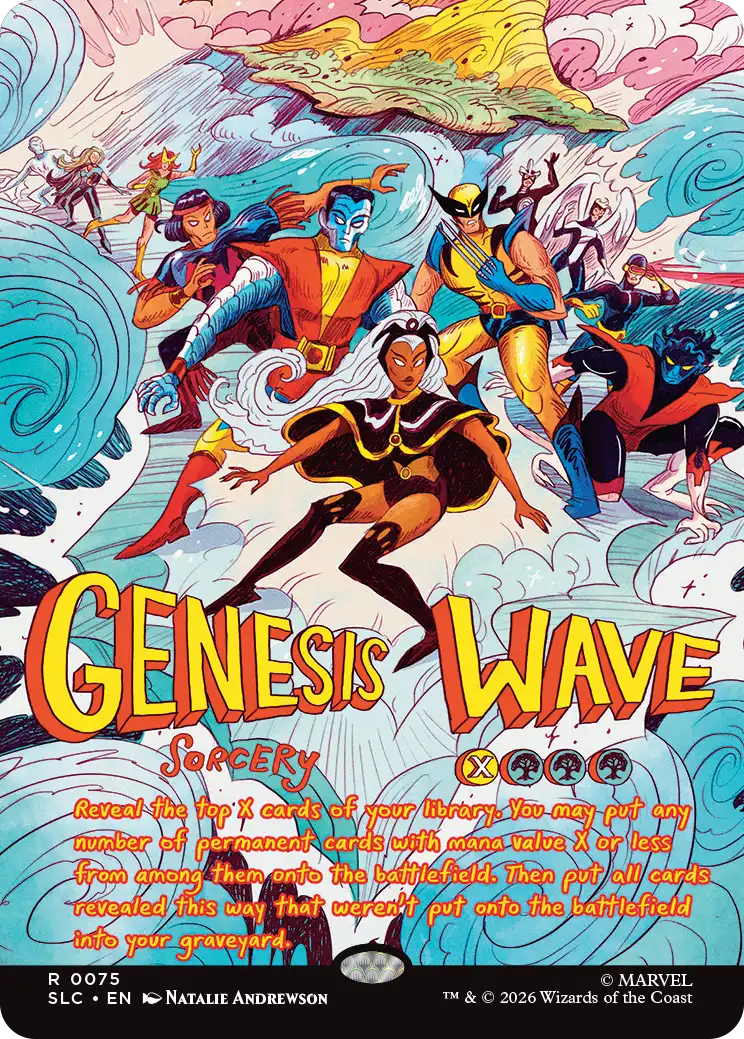 Genesis Wave in the announced Secret Lair artwork
