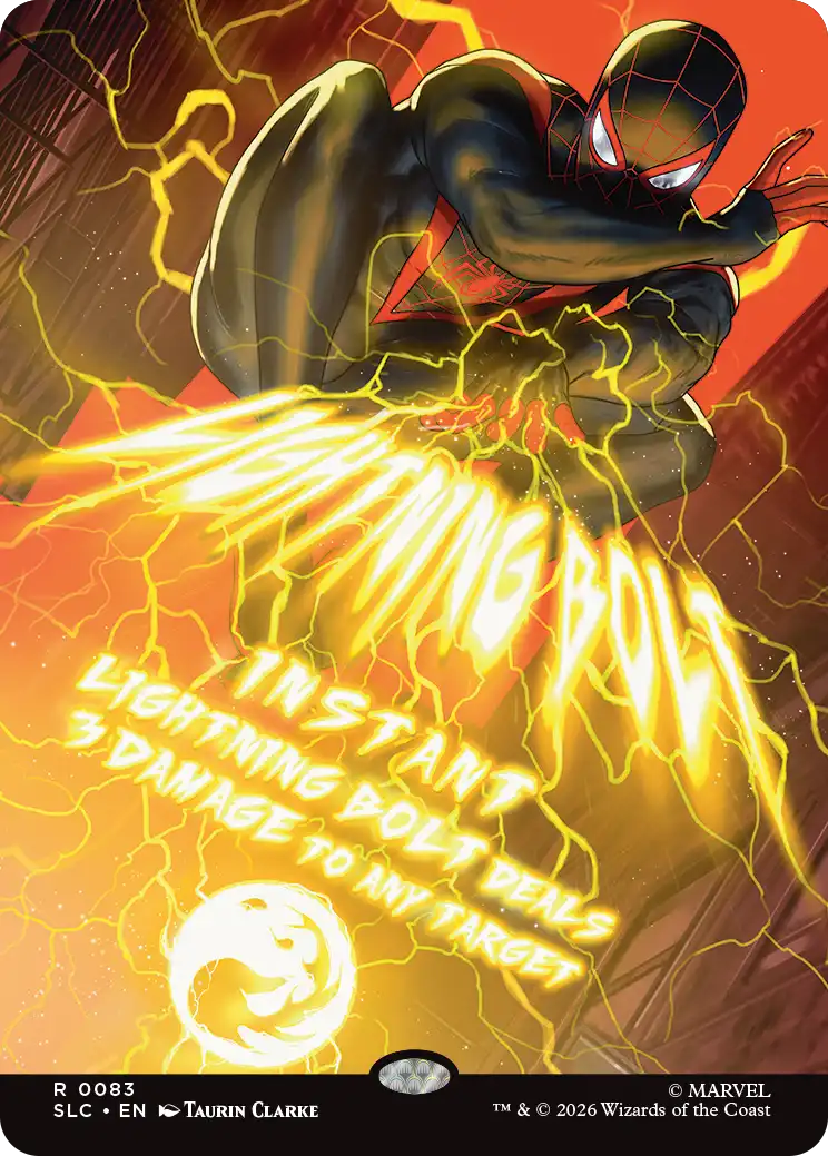Lightning Bolt in the announced Secret Lair artwork