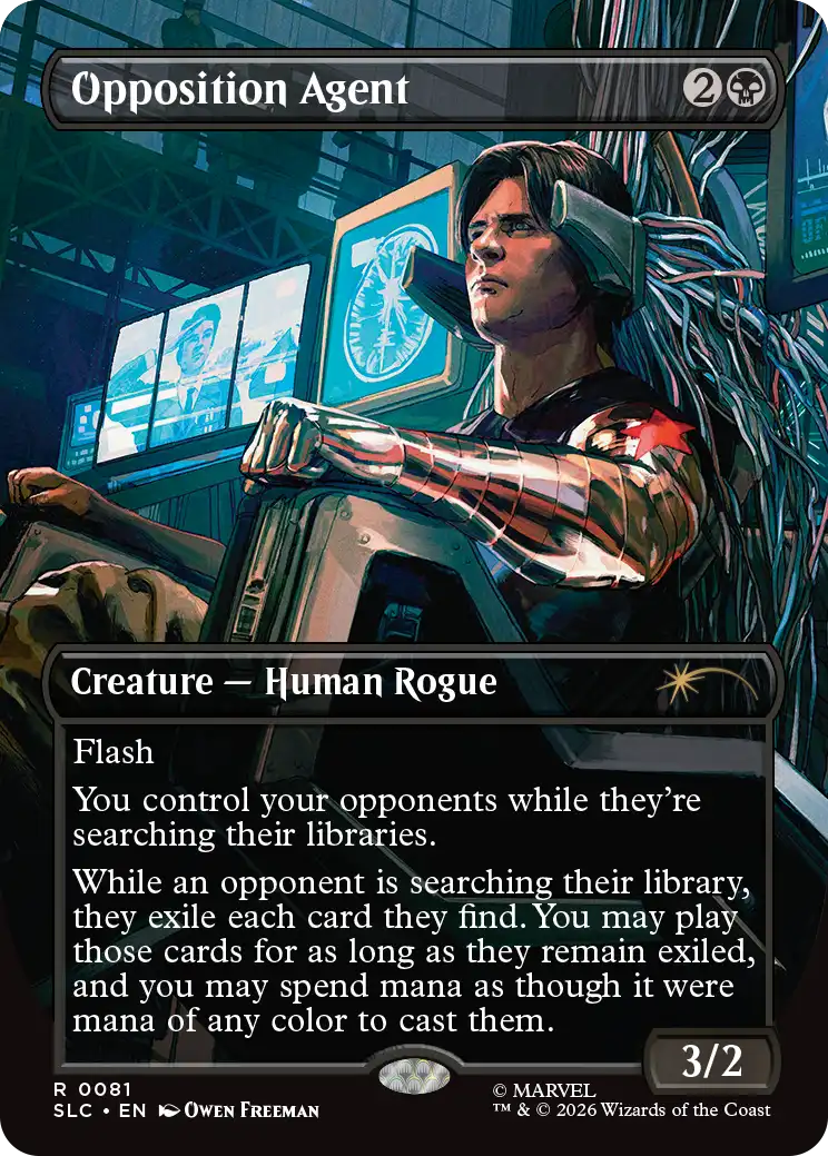 Opposition Agent in the announced Secret Lair artwork