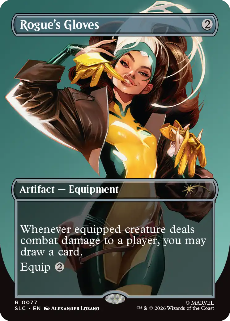 Rogue's Gloves in the announced Secret Lair artwork