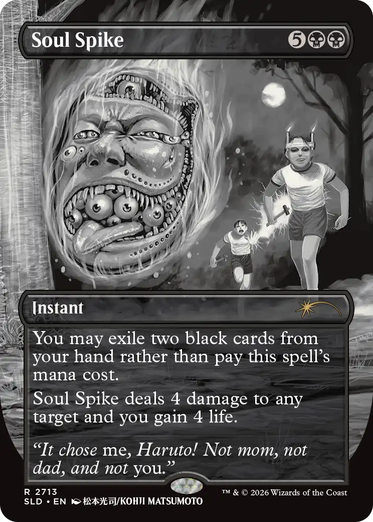 Soul Spike in the announced Secret Lair artwork