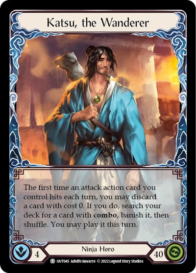 Katsu, the Wanderer adult hero, OUT045