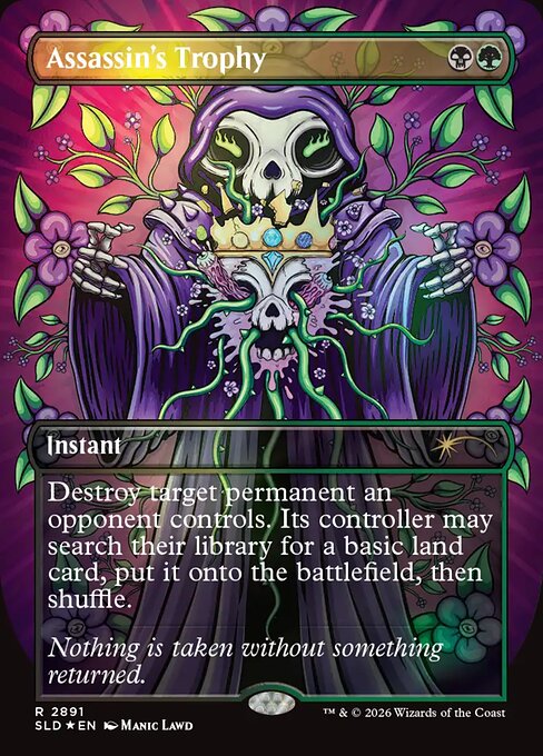 Assassin's Trophy, SLD 2891, Atlanta 2026 artwork