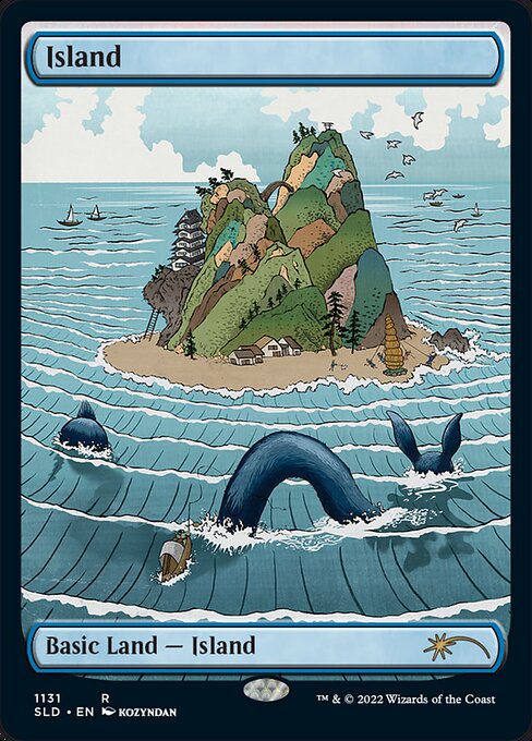 Island, Secret Lair #1131, full-art by kozyndan