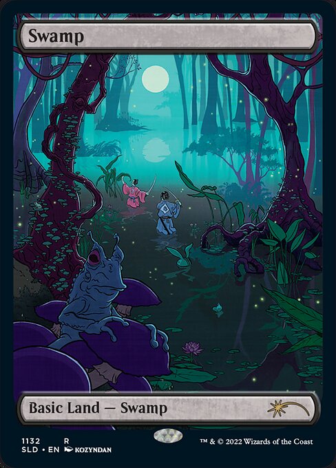 Swamp, Secret Lair #1132, full-art by kozyndan
