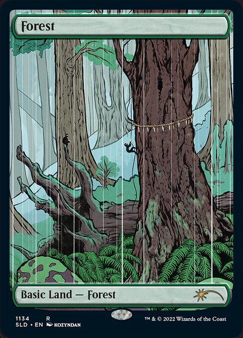 Forest, Secret Lair #1134, full-art by kozyndan