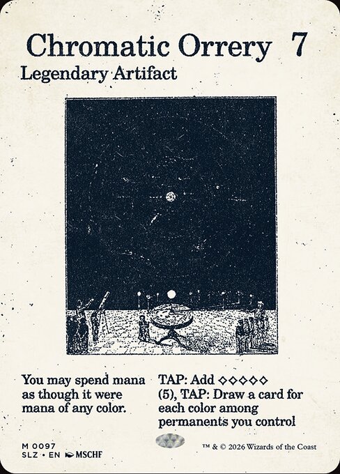Chromatic Orrery, The Zeta Set Photocopy printing 97