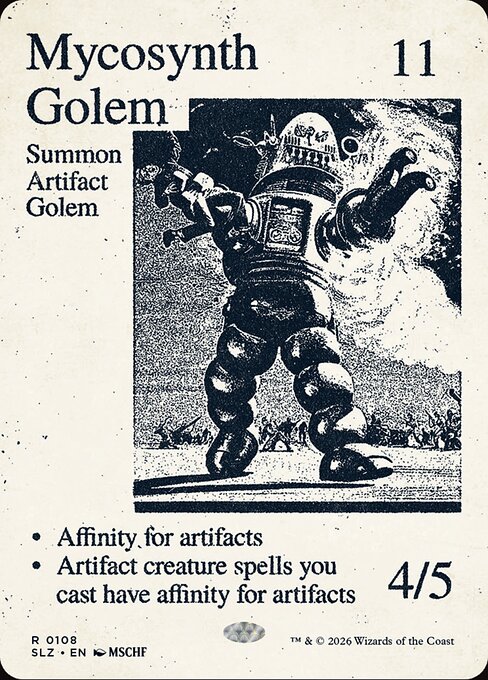 Mycosynth Golem, The Zeta Set Photocopy printing 108