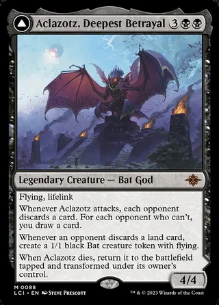 Aclazotz, Deepest Betrayal card, LCI number 88