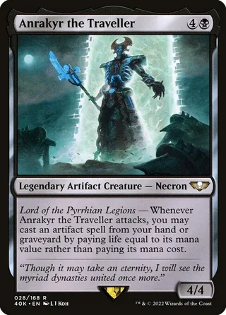 Anrakyr the Traveller card, 40K number 28