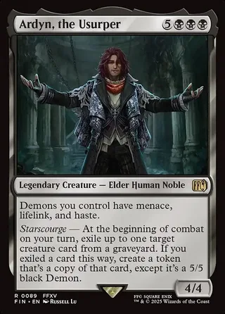 Ardyn, the Usurper card, FIN number 89