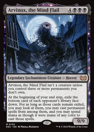 Arvinox, the Mind Flail card, DSC number 130