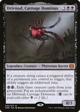 Drivnod, Carnage Dominus card, ONE number 90
