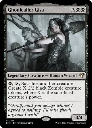 Ghoulcaller Gisa card, CMM number 161