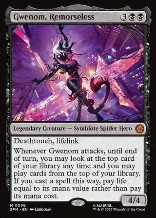 Gwenom, Remorseless card, SPM number 56