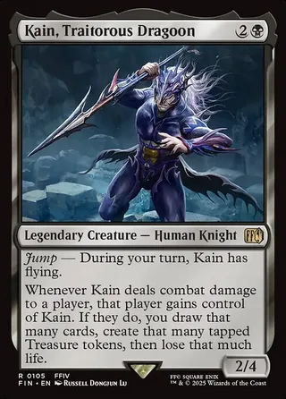 Kain, Traitorous Dragoon card, FIN number 105