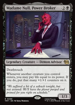 Madame Null, Power Broker card, TMT number 66