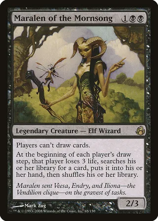 Maralen of the Mornsong card, MOR number 65