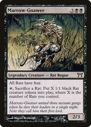 Marrow-Gnawer card, CHK number 124
