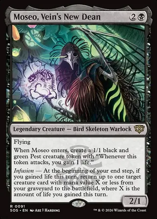 Moseo, Vein's New Dean card, SOS number 91