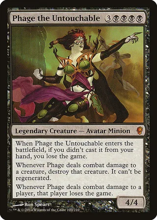 Phage the Untouchable card, CNS number 120