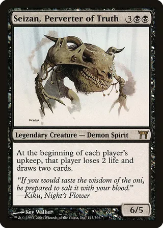 Seizan, Perverter of Truth card, CHK number 143