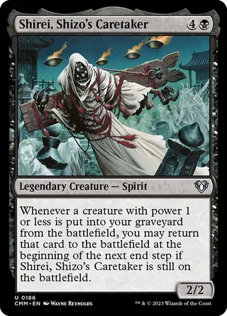 Shirei, Shizo's Caretaker card, CMM number 186